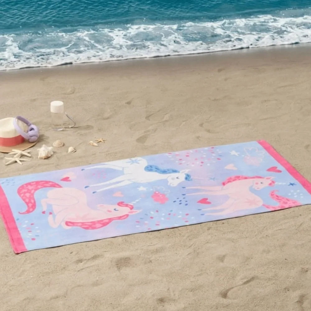 ❤️Mainstays Unicorn Print Towel New!